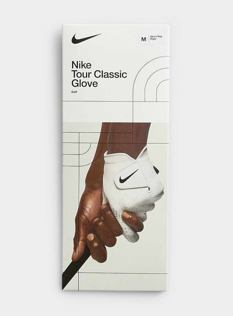 Nike: Le gant de golf cuir Tour <b>Main droite | Homme </b> Blanc pour homme